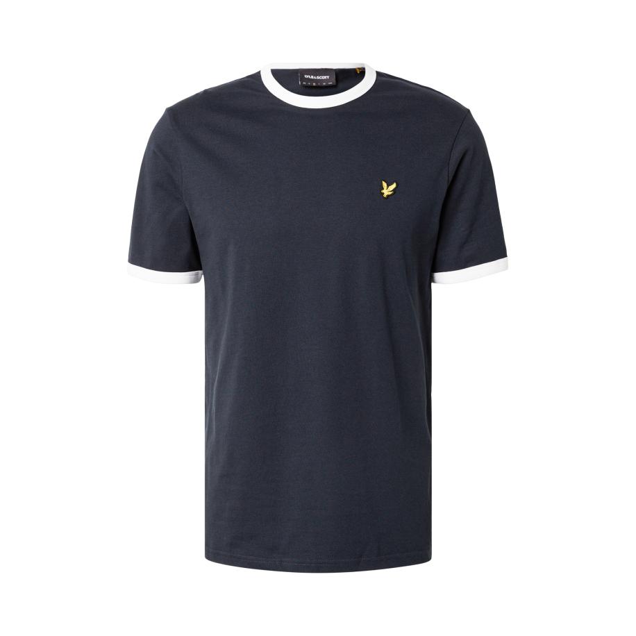 Lyle & Scott Lyle & Scott Shirt Ringer navy / wit -
