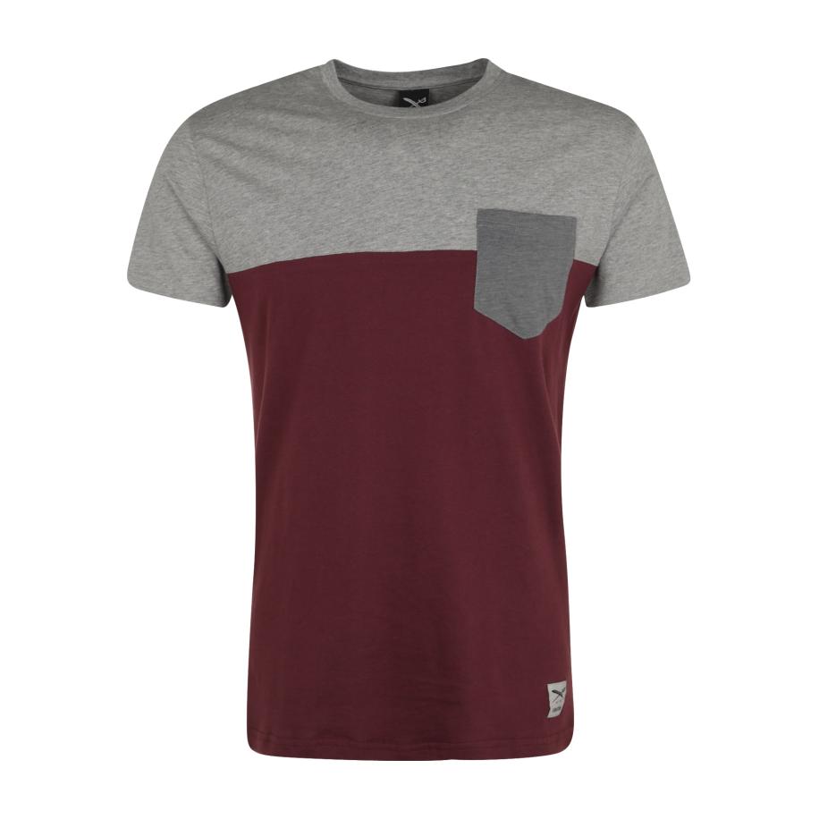 Iriedaily Iriedaily Shirt grijs gemêleerd / merlot -
