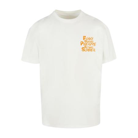 Merchcode Merchcode Shirt Funky Pineapple ecru / gemengde kleuren