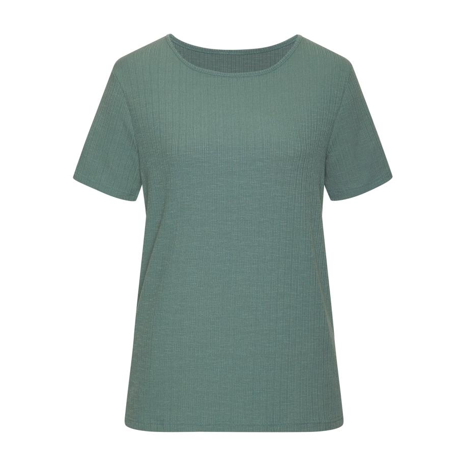 VIVANCE VIVANCE Shirt donkergroen / zwart -