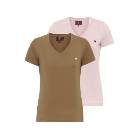 Williot Williot Shirt camel / rosa