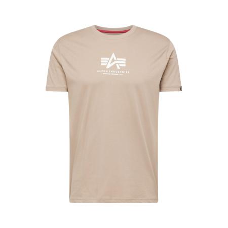ALPHA INDUSTRIES Shirt beige / wit