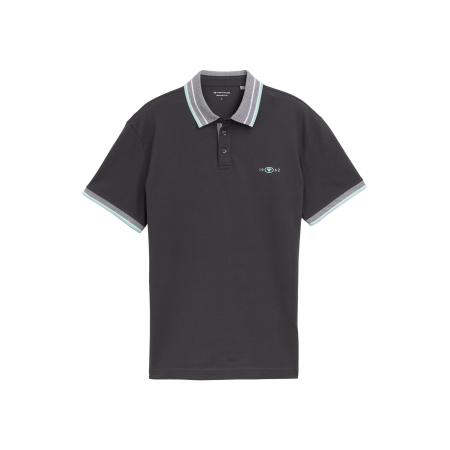 Tom Tailor TOM TAILOR Shirt donkergrijs / mintgroen / wit