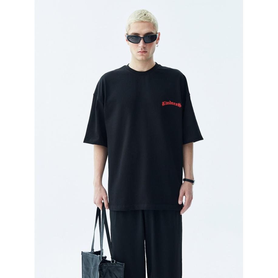 VAMOS CLO Shirt rood / zwart Zwart