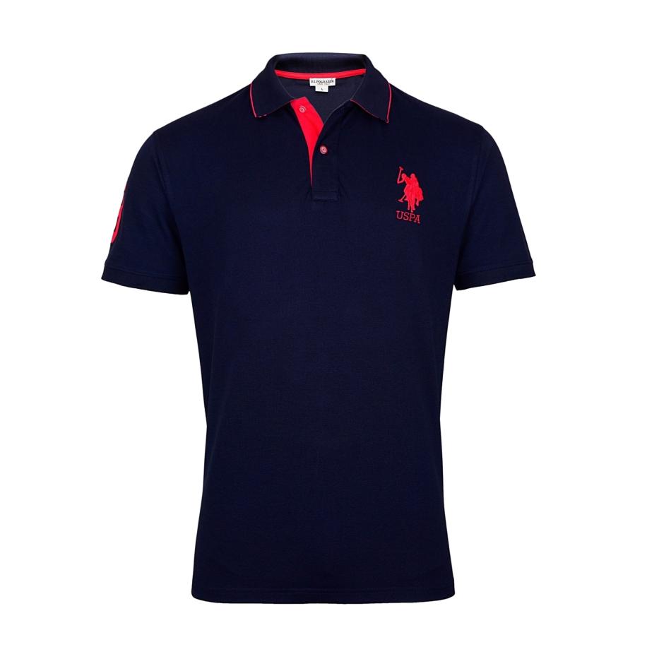 U.S. Polo Assn. U.S. POLO ASSN. Shirt marine / knalrood -