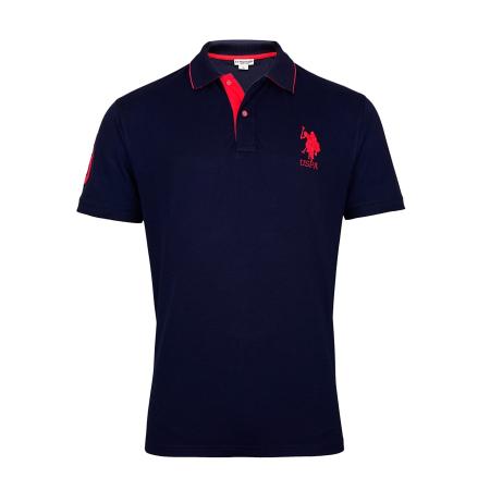 U.S. Polo Assn. U.S. POLO ASSN. Shirt marine / knalrood