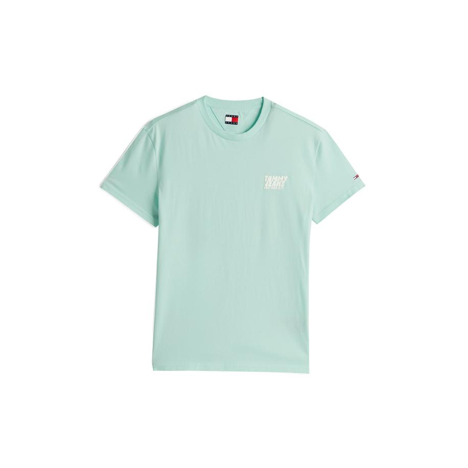 Tommy Jeans Tommy Jeans Shirt mintgroen / wit -