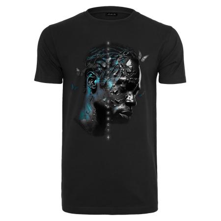 mister tee MT Men Shirt blauw / antraciet / zwart