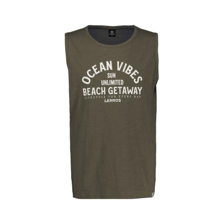 Lerros LERROS Shirt kaki / wit