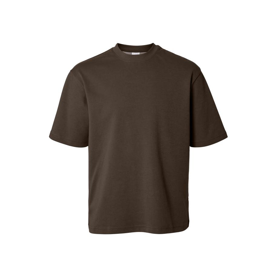 Selected SELECTED Shirt SLHOSCAR chocoladebruin -
