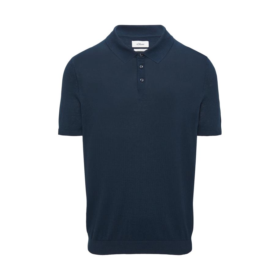 s.Oliver BLACK LABEL Shirt navy Blauw