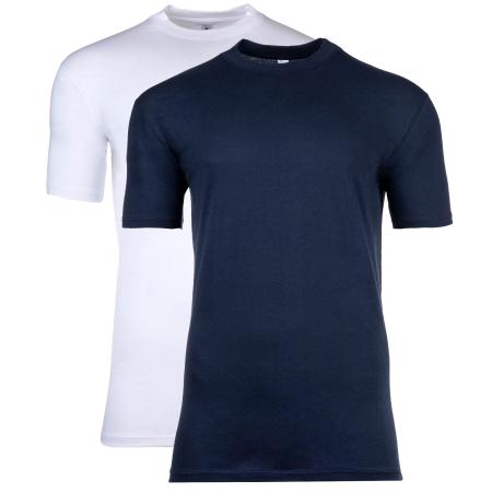 HOM HOM Shirt blauw / wit