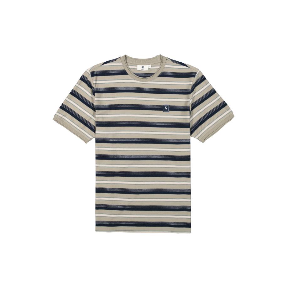 Garcia GARCIA Shirt taupe / sand / navy / royal blue/koningsblauw -