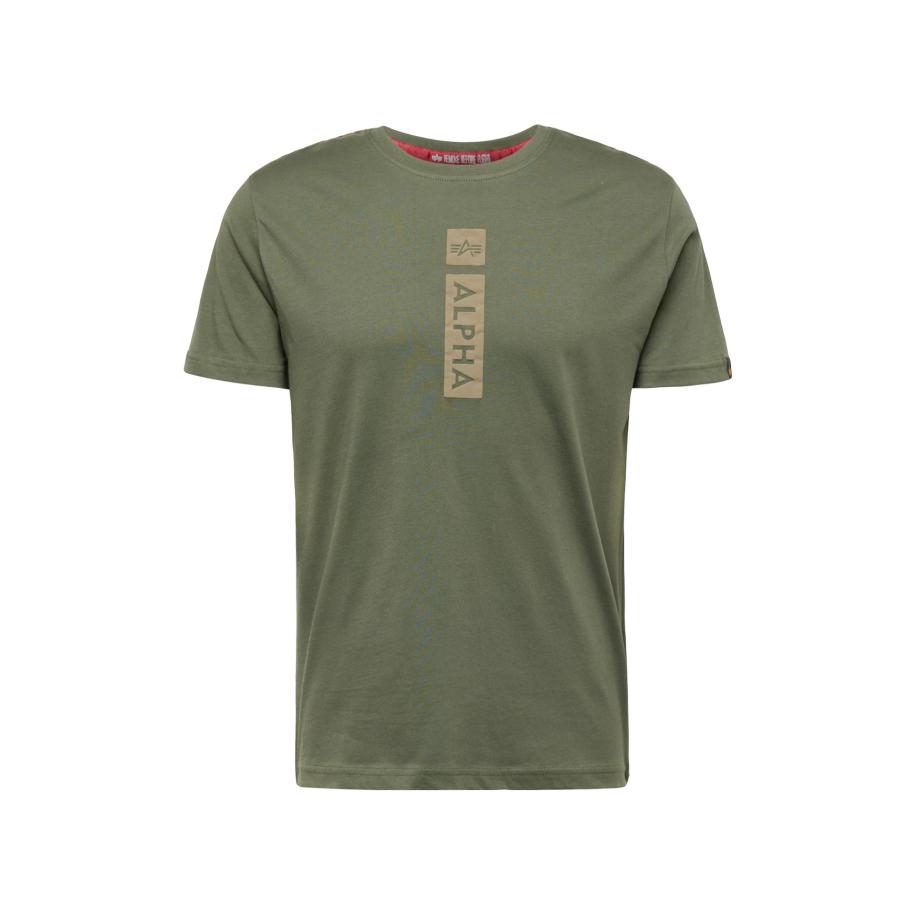 Alpha Industries ALPHA INDUSTRIES Shirt grijs / olijfgroen -