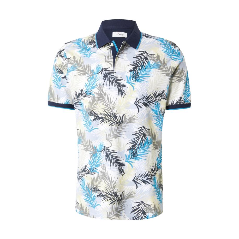 s.Oliver Shirt hemelsblauw / wit Blauw