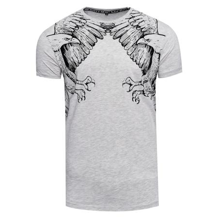 Rusty Neal Rusty Neal Shirt grijs gemêleerd / zwart