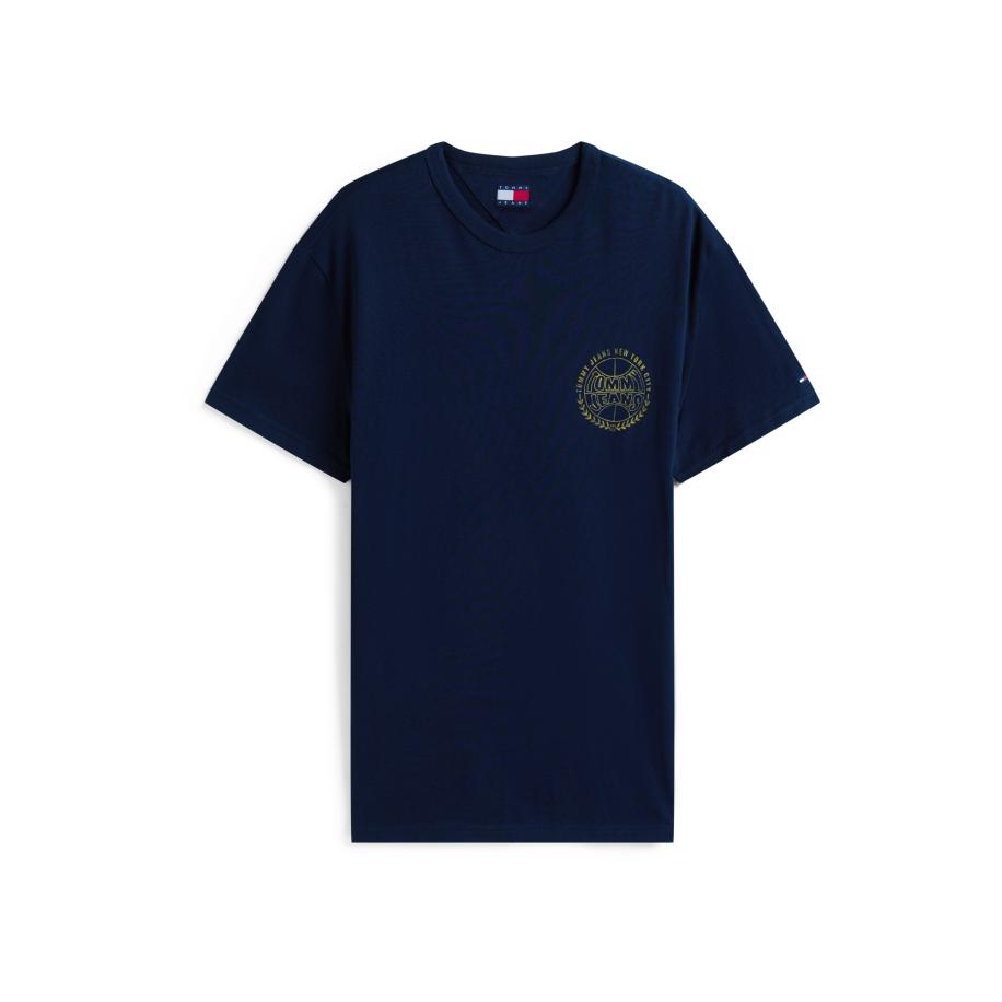 Tommy Jeans Tommy Jeans Shirt navy / geel -