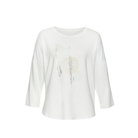 Lascana LASCANA Shirt poederroze / zilver / wit