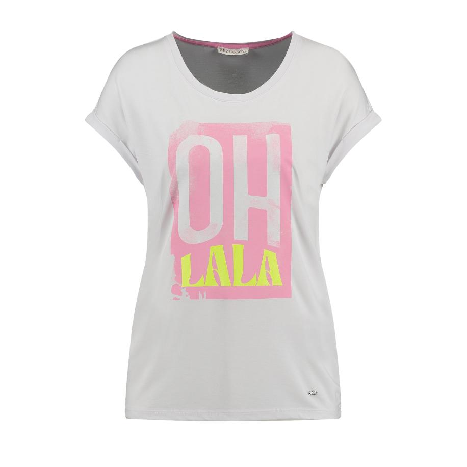 Key Largo Key Largo Shirt Ohlala geel / pitaja roze / wit -