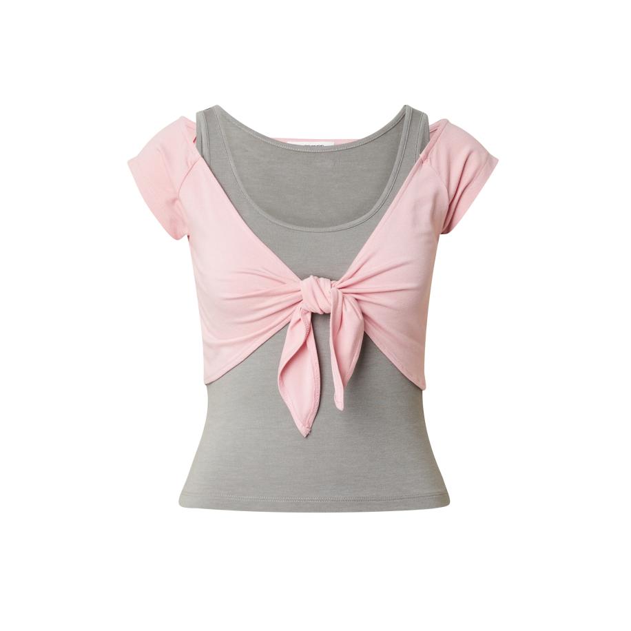 SHYX SHYX Shirt Clara donkergrijs / rosa -