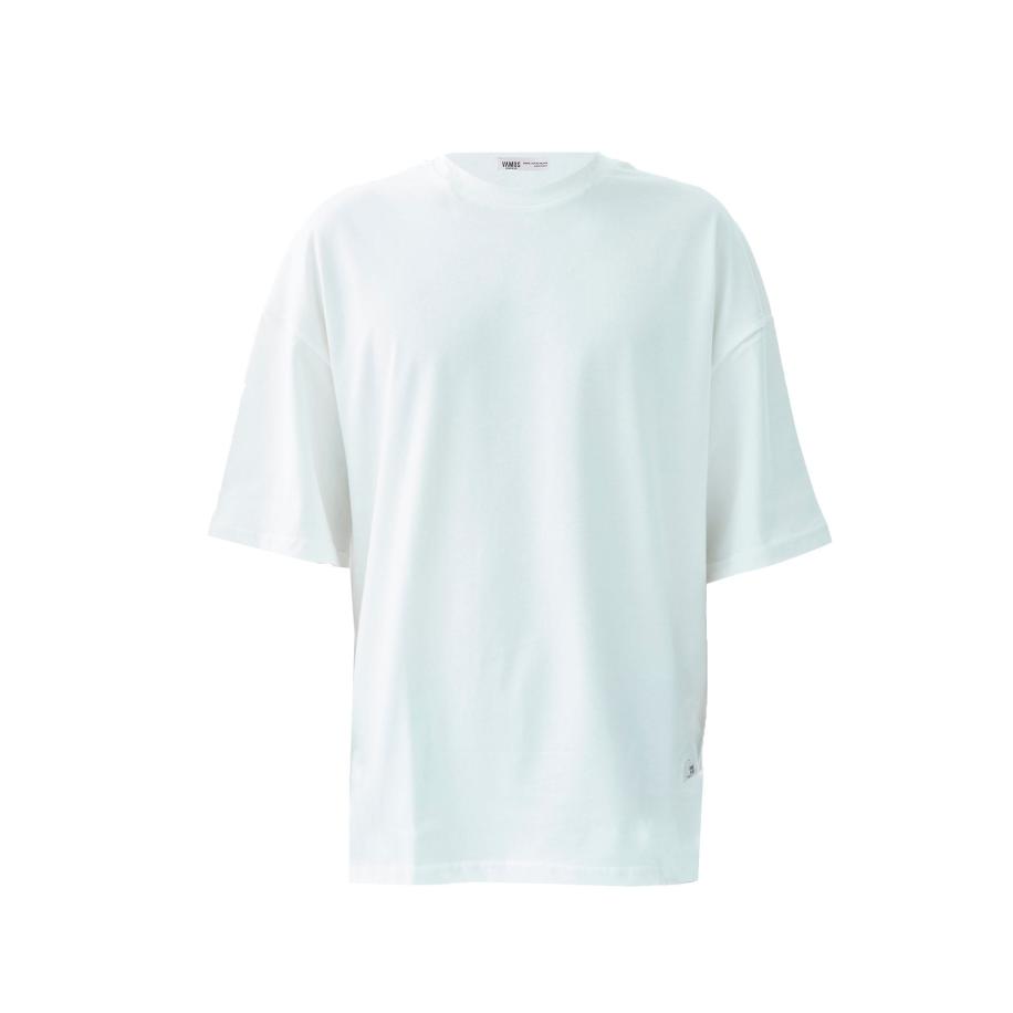 VAMOS CLO Shirt blauw / offwhite Wit