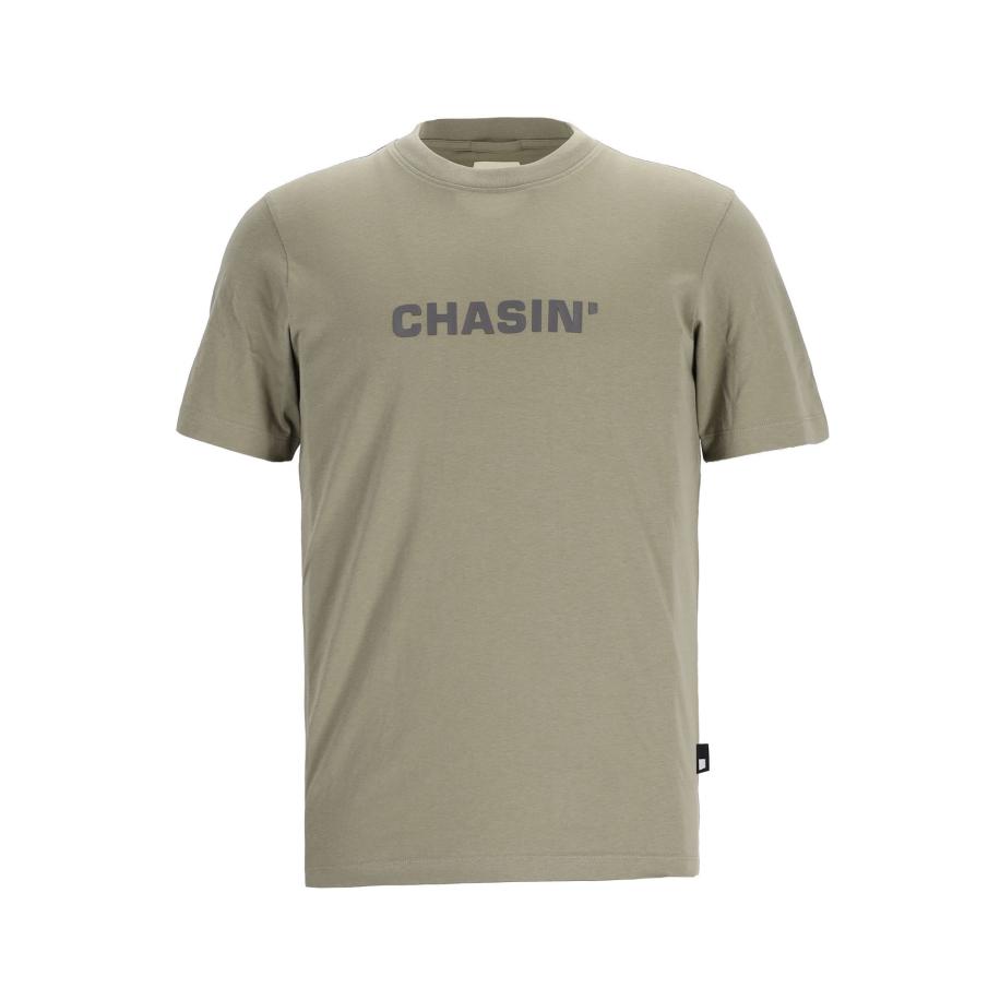 Chasin' CHASIN Shirt Duell Tee donkergrijs / olijfgroen -