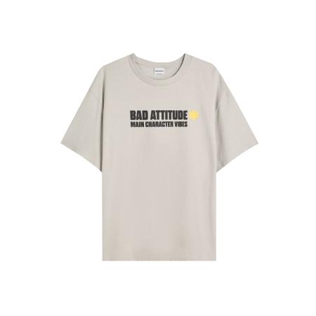 Bershka Bershka Shirt geel / grijs / zwart / zilver