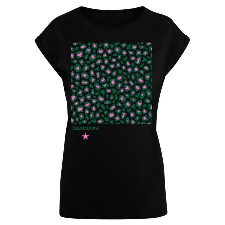 F4NT4STIC F4NT4STIC Shirt groen / pink / zwart