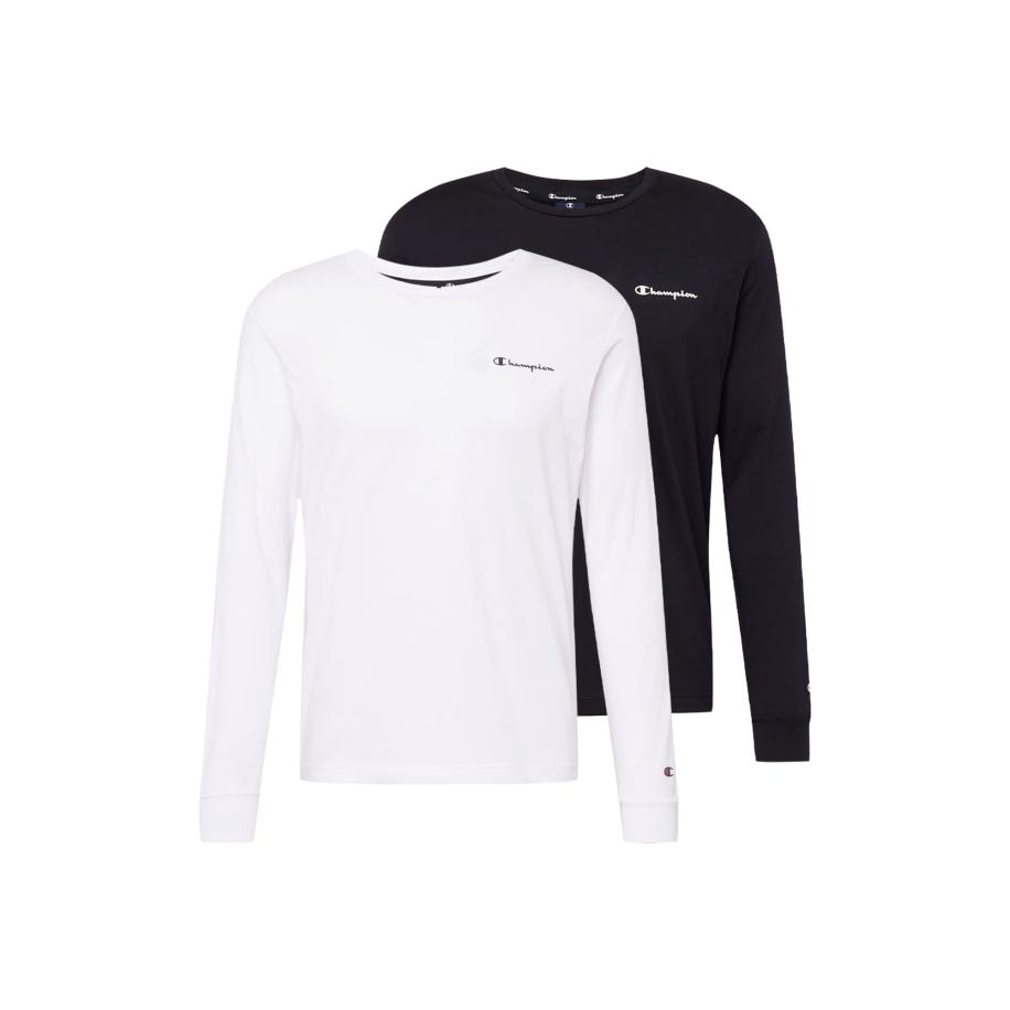 Champion Authentic Athletic Apparel Champion Authentic Athletic Apparel Shirt zwart / wit -