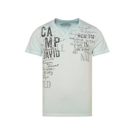 Camp David CAMP DAVID Shirt lichtblauw / zwart