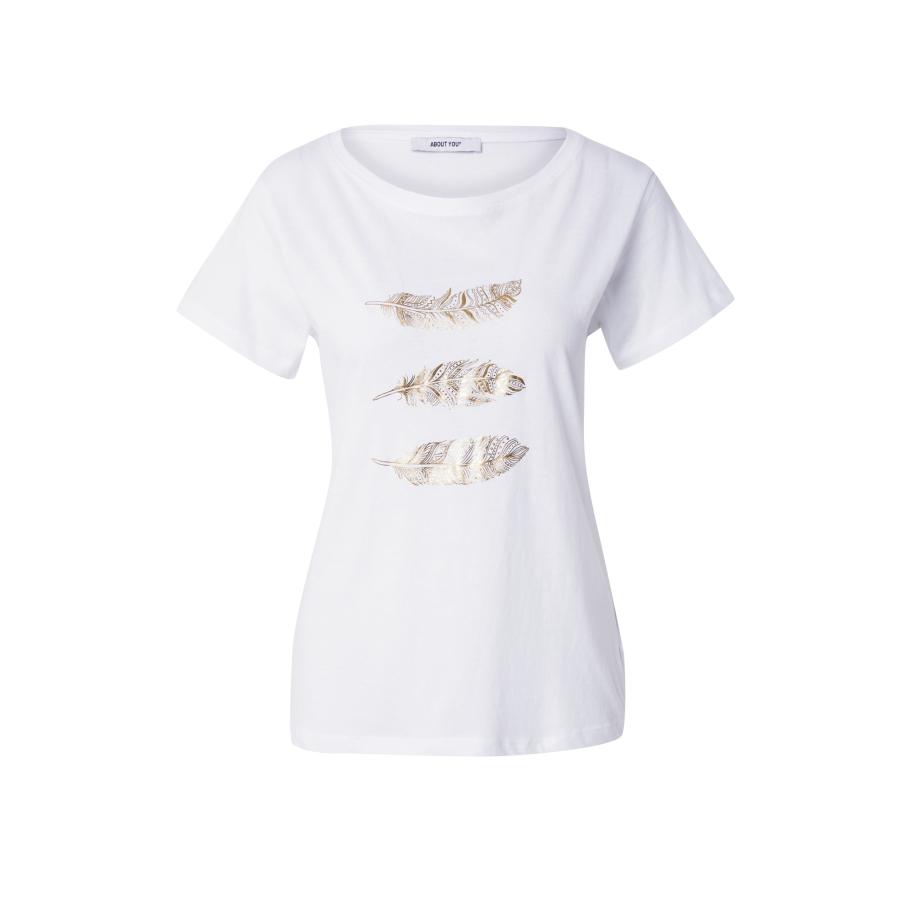 ABOUT YOU ABOUT YOU Shirt Joanna goud / wit -