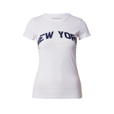 Aeropostale AÉROPOSTALE Shirt NEW YORK navy / rosa / wit