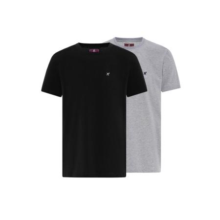 Williot Williot Shirt grijs gemêleerd / zwart