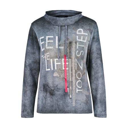 Navigazione Shirt blauw / lichtrood / wit