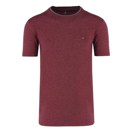 Jupiter T-Shirt ronde hals bordeaux, Effen