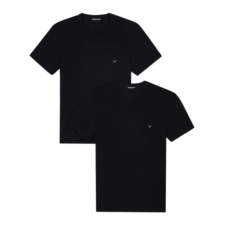 Emporio Armani T-Shirts 2-Pack Zwart