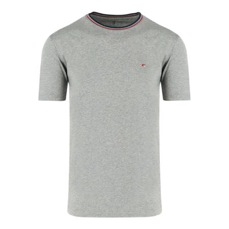 Jupiter T-Shirt ronde hals zilver, Effen