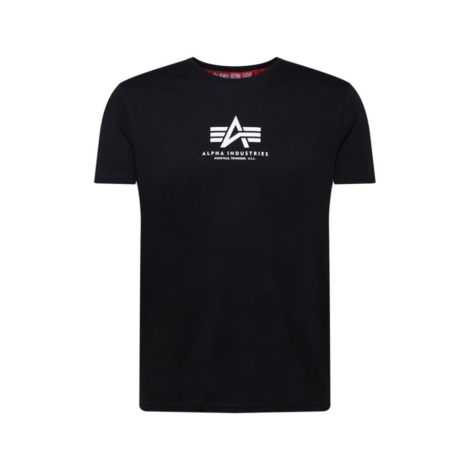 Alpha Industries ALPHA INDUSTRIES Shirt zwart / wit -