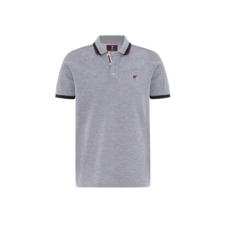 Williot Williot Shirt marine / grijs / pastelrood