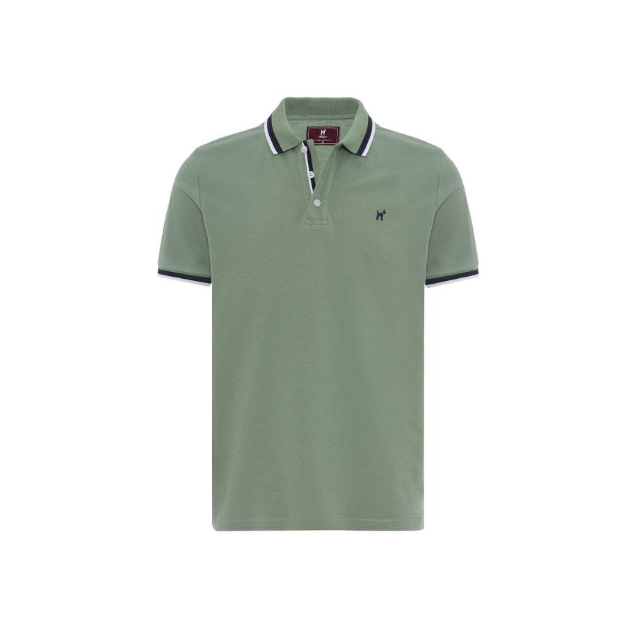 Williot Williot Shirt marine / olijfgroen / wit -