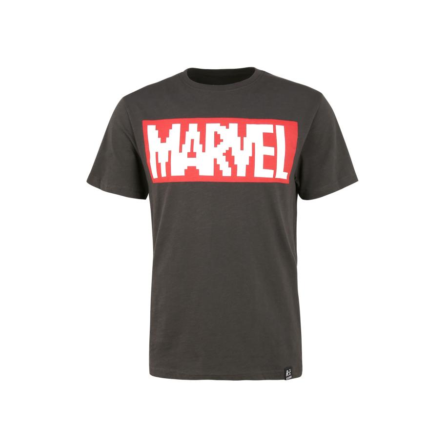 Recovered Recovered Shirt Marvel Pixel zwart -