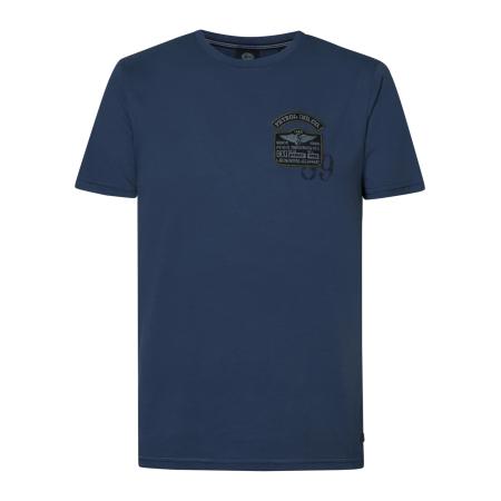 Petrol Industries Petrol Industries Shirt Palmetto cyaan blauw / olijfgroen / zwart