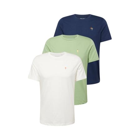 Blend BLEND Shirt marine / lichtgroen / wit