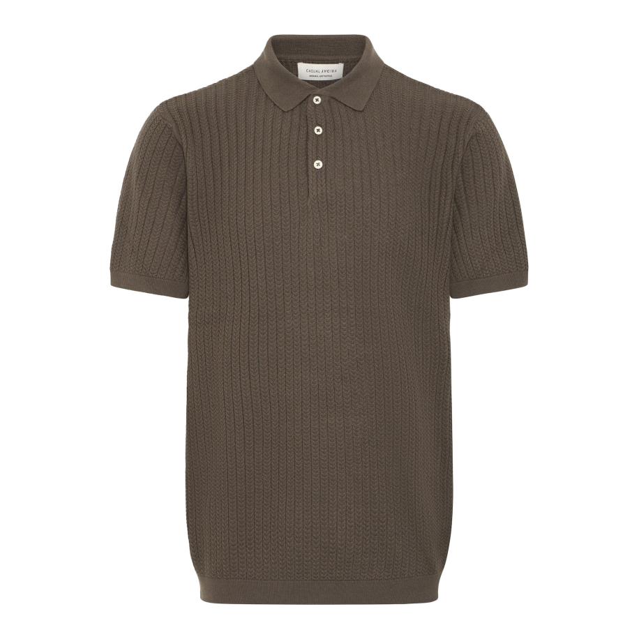 Casual Friday Casual Friday Shirt Karl donkerbruin -