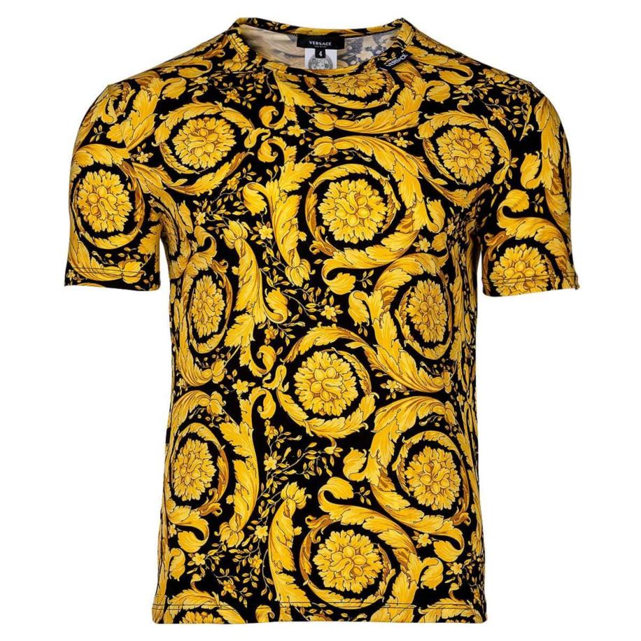 Versace VERSACE Shirt geel / zwart -