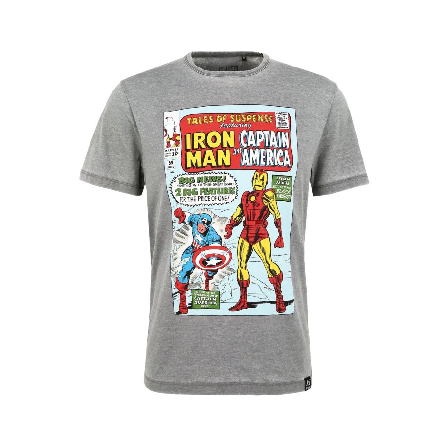 Recovered Shirt Marvel Tales Of Suspense lichtgrijs Grijs