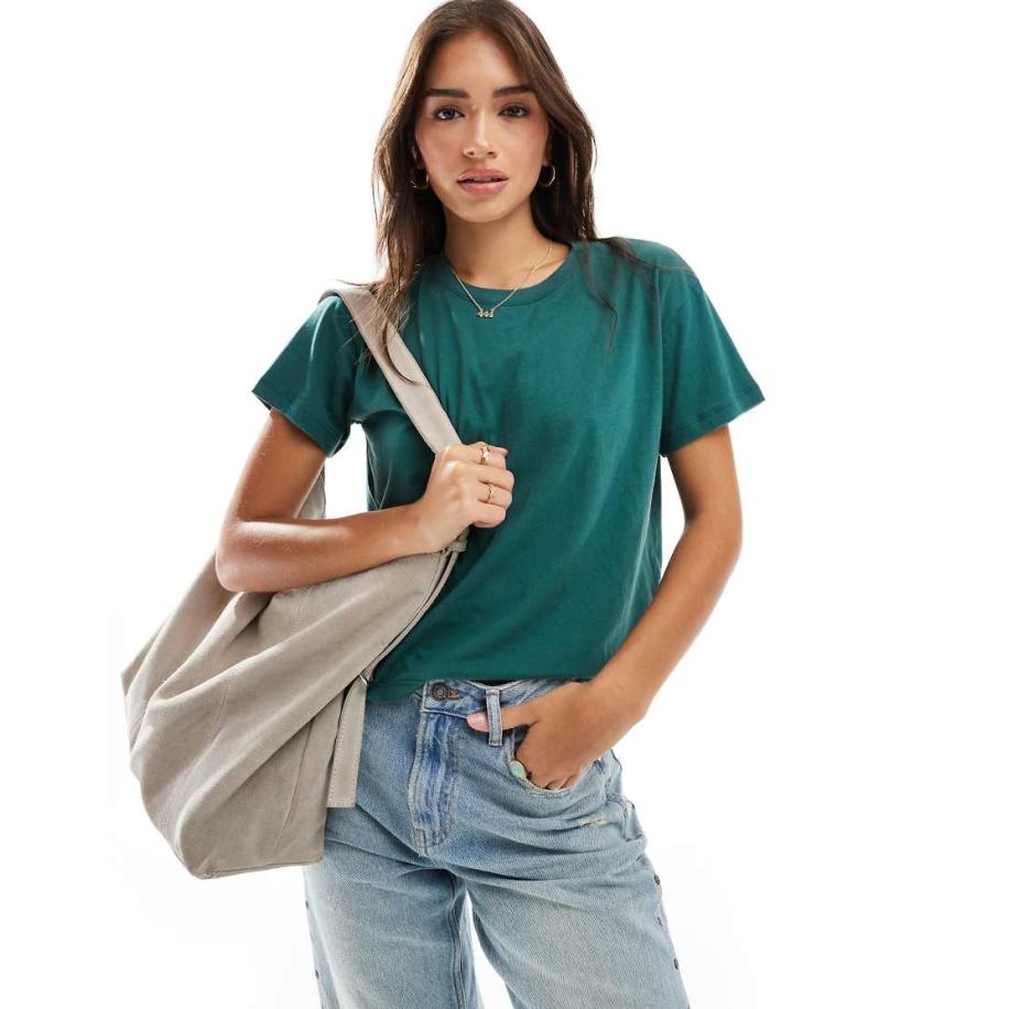 Hollister T-shirt met korte mouwen in lichtgroen Groen