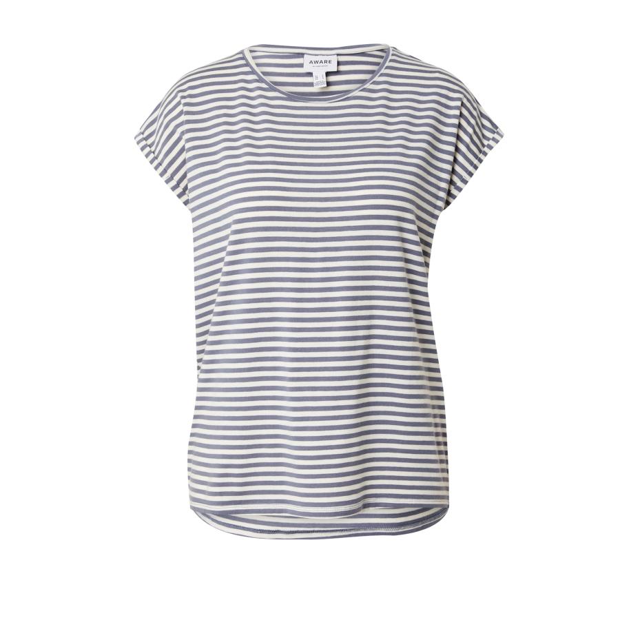Aware Aware Shirt Ava donkerblauw / wit -
