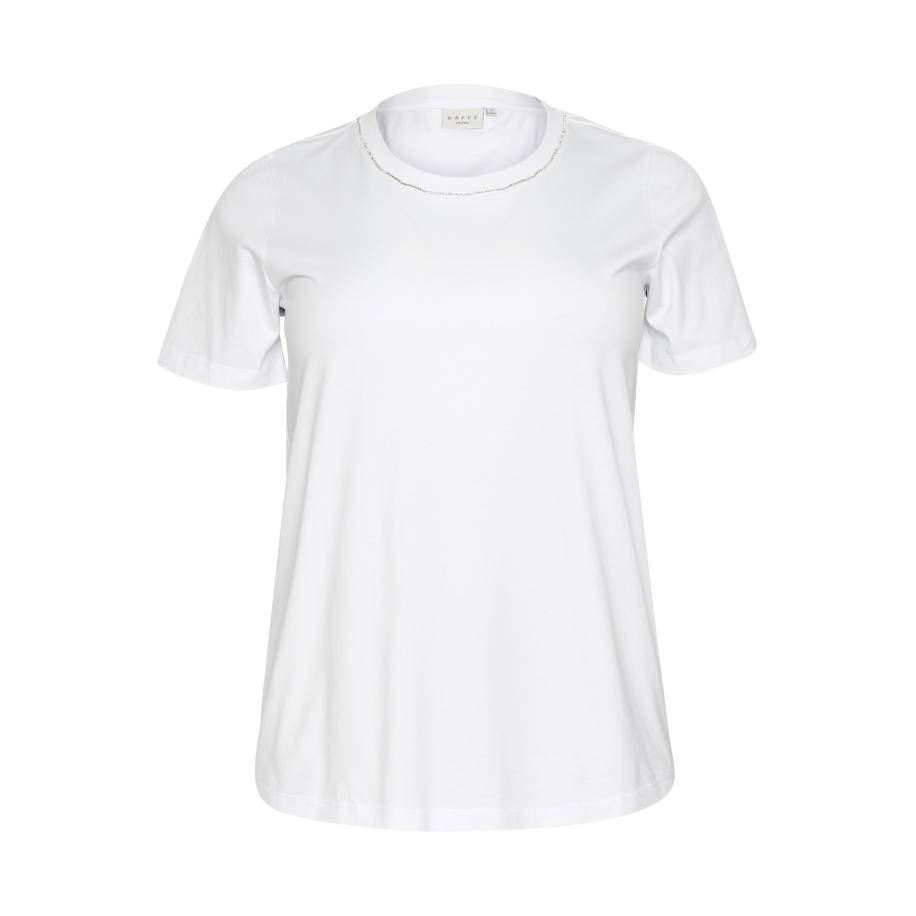 KAFFE CURVE Shirt KC Viana wit Wit