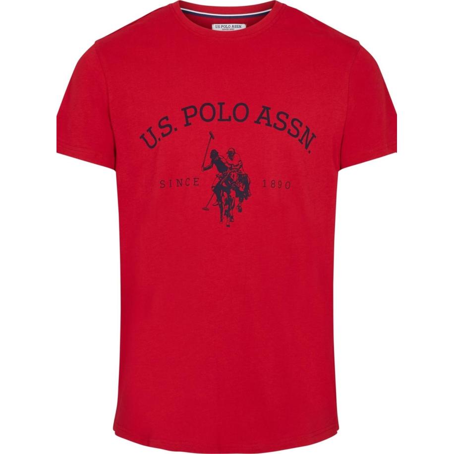 U.S. Polo Assn. U.S. POLO ASSN. Shirt Archibald donkerrood / zwart -